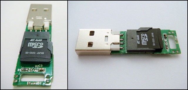 Adaptador de micro sd para placa