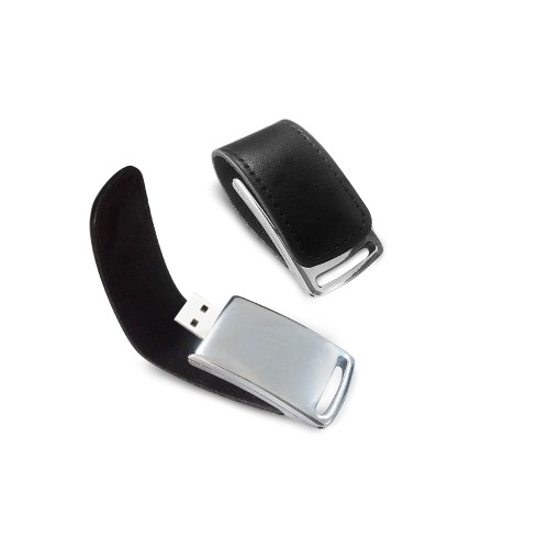 CARCAÇA PEN DRIVE DE COURO FIVELA
